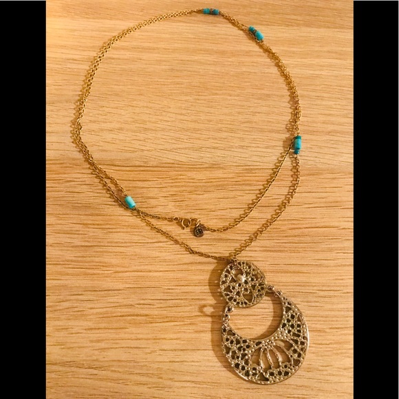 Thin long American Eagle necklace and pendent - Picture 2 of 8